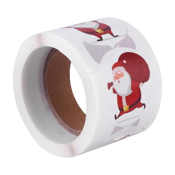 

gift wrap 1 roll 200pcs christmas lovely stickers self-adhesive package