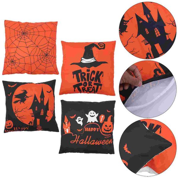 

cushion/decorative pillow 4pcs cover printed pillowcase theme