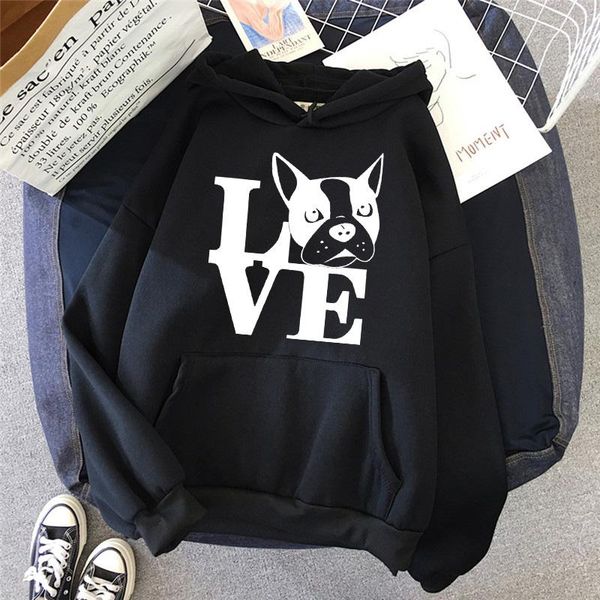 

men's hoodies & sweatshirts men autumn graphic letter print streetwear stylish loose couple pullovers hoodie hooded long sleeve clothes, Black
