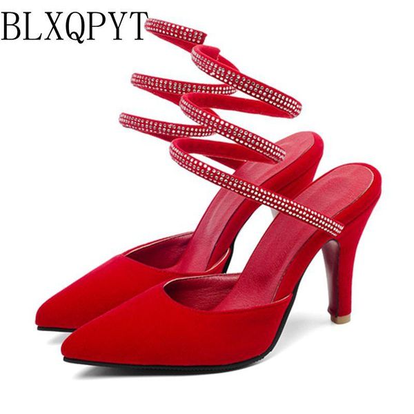 

super big size 28-54 shoes women sandals fashion high heels 9.5cm sapato feminino summer style 19-96, Black