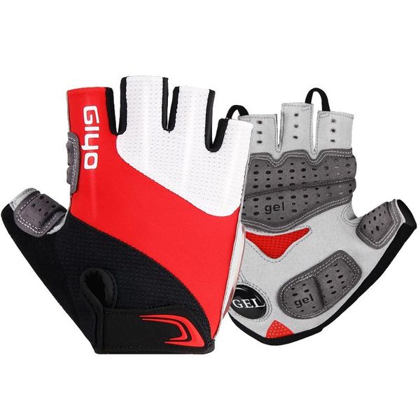 

cycling gloves giyo bike breathable men women bicycle half finger road riding, Black