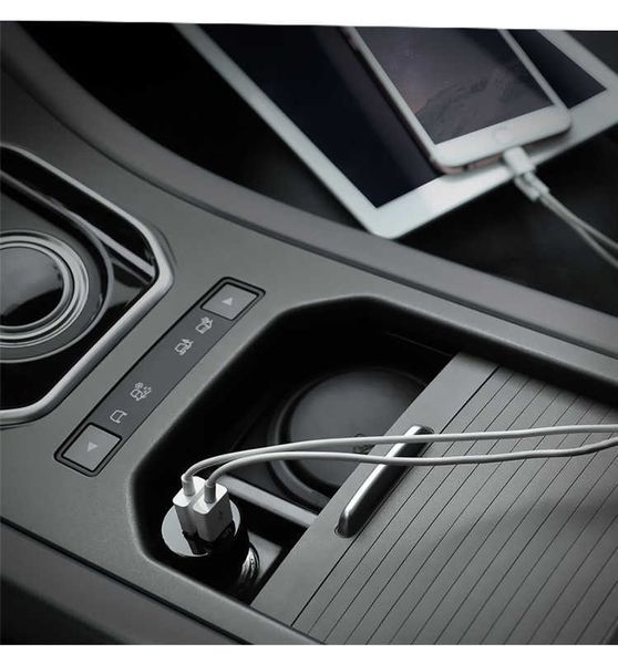 

new 3.0 dual qc usb car charger car cigarette lighter universal usb car-charger with car voltage display for xiaomi