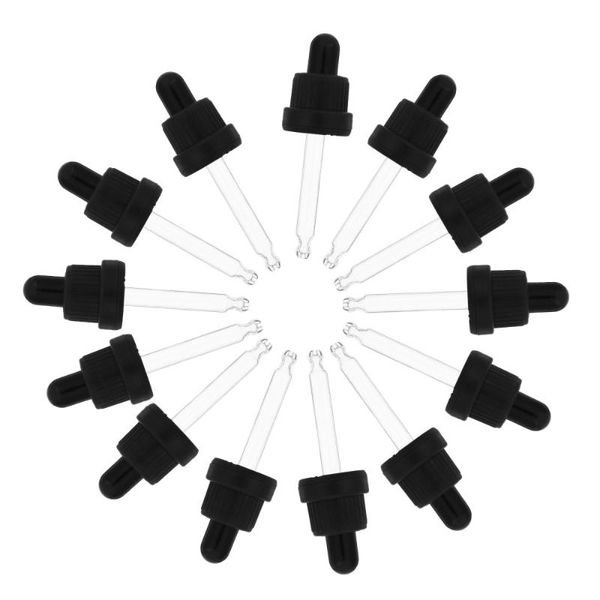 

storage bottles & jars 15pcs leak-proof essential oil glass droppers eye for