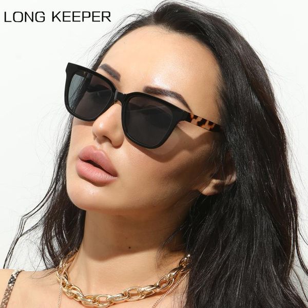 

vintage square sunglasses women cute retro cat eye sun glasses ladies leopard colorful eyewear shades uv400, White;black