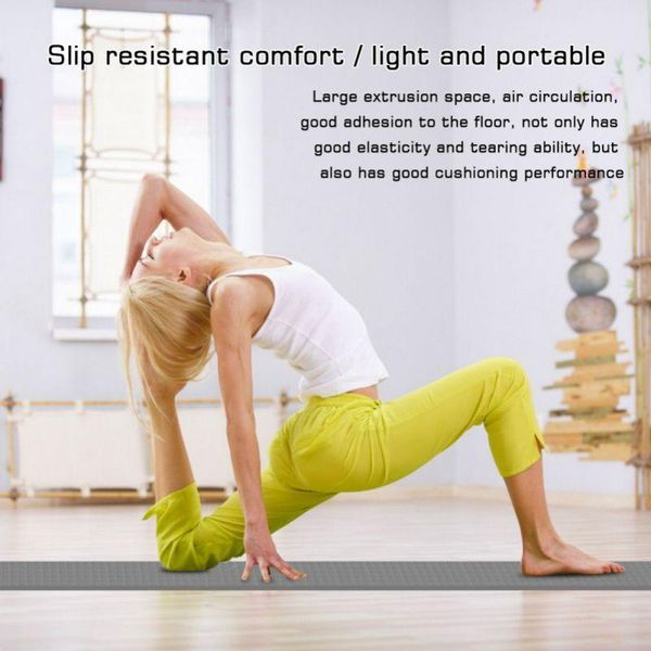 

yoga mats mat 173*55cm eva non-slip fitness gymnastics exercise camping straps pads carpet