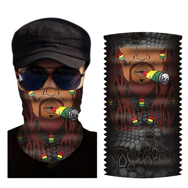 

magic outdoor scarf mask 3d digital ocean clown silk seamls printing