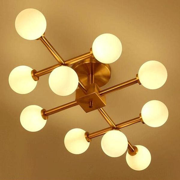 

pendant lamps nordic gold modern light ceiling lamp glass hanging