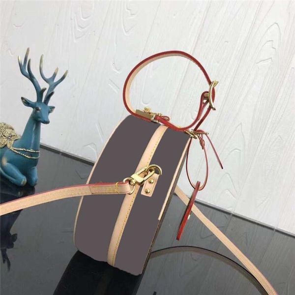 

Luxury Designer-crossbody Genuine Boite Leather Chapeau Soupl Purses Handbags Single Shoulder Messenger Bag Women V