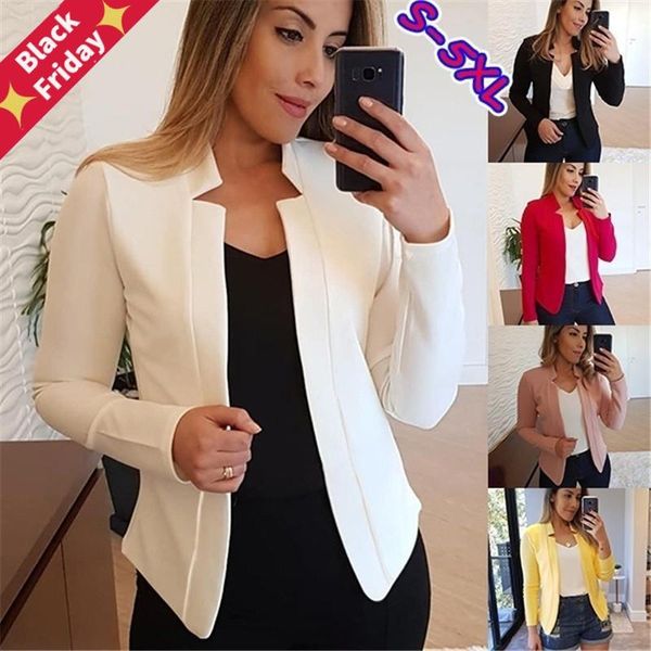 

fashion women's cardigan solid long sleeve pocket coat windbreaker casual and jacket women jackets, Black;brown