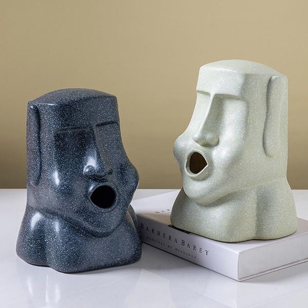 

creative stone statue napkin tissue box living room coffee table household pumping simple multifunctional bedroom decoration boxes & napkins
