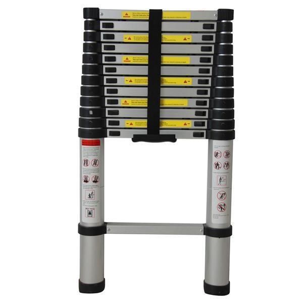 

cords, slings and webbing 10.5 feet aluminum telescoping ladder extension