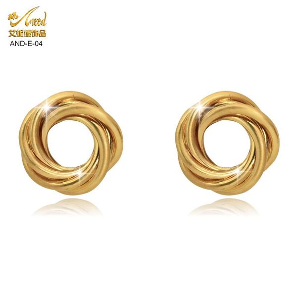 

stud aniid large round earrings for women 2021 golden unique gold plated statement ear ring jewelry accessories wholesale, Golden;silver