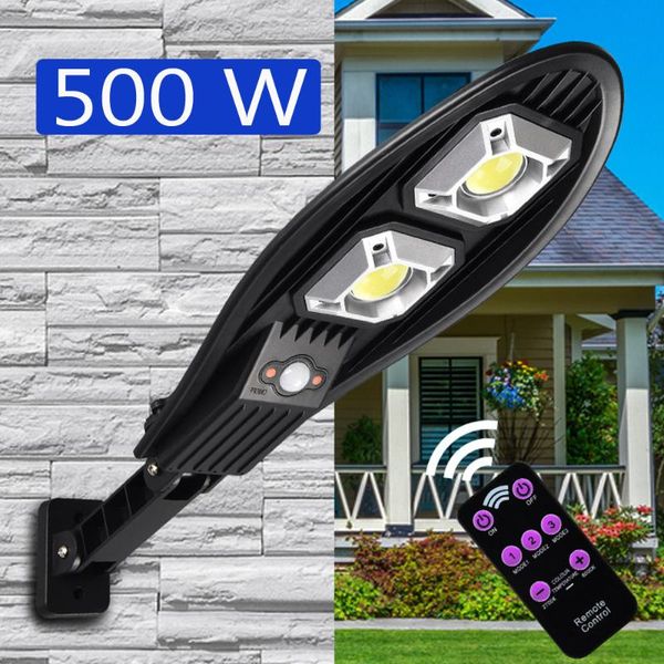 

watts led solar light outdoor lamp powered sunlight waterproof pir motion sensor street for garden decoration panel lights