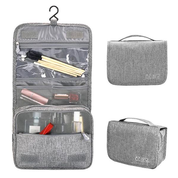 

storage bags foldable large-capacity hanging cosmetic bag multi-functional travel organizer wash necessary make up pouch beautician