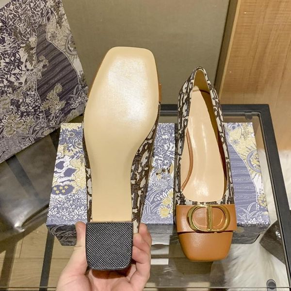 

dress shoes 2021 bow designer high heels embroidered letters women's muller pumps correct ok, Black