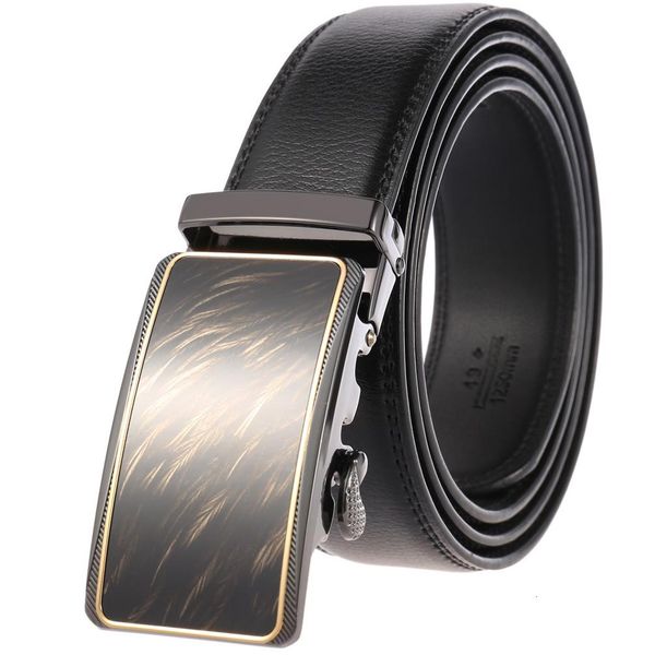 

belts leather layer belts fashion two men's automatic bule, Black;brown