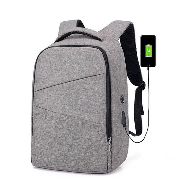 

backpack wiliamganu canvas men usb charging casual schoolbag 2021 travel computer lapmale school bags for teenagers