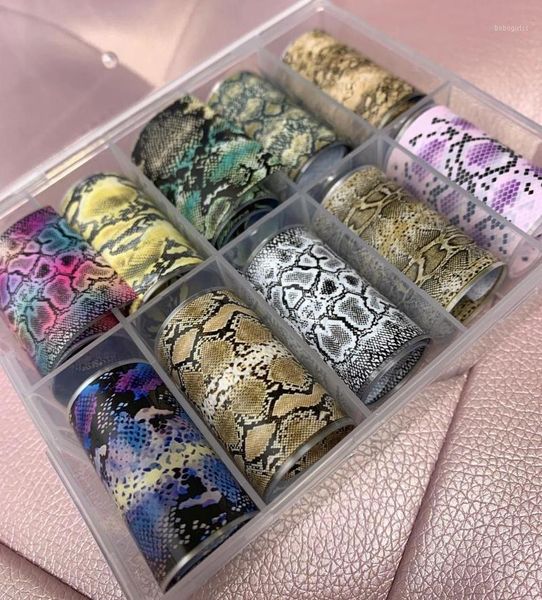 

10pcs 1 box 60types nail foil transfer sticker mixed designer art beautiful for - marble foil,uy67671, Black