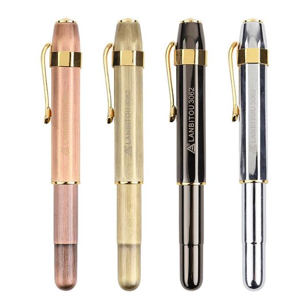 

fountain pens blue green head - copper short sleeve pen 3062, retro travel