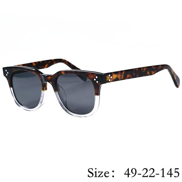 

sunglasses vintage retro square afton5236 fashion style import acetate uv400 polarized women man eyeglasses, White;black