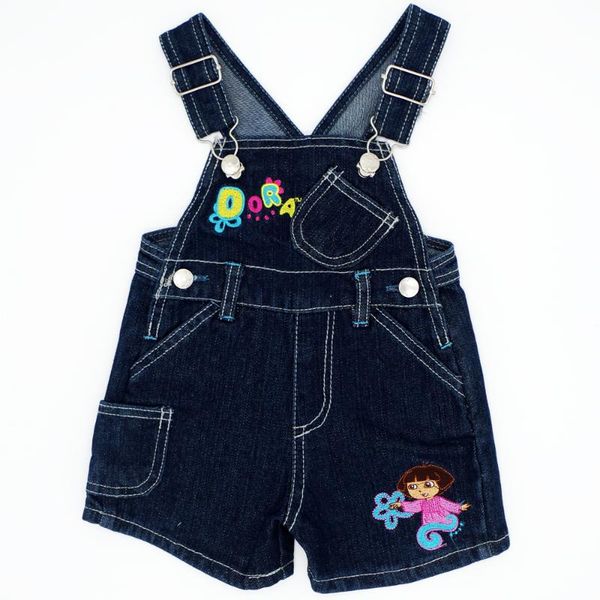 

jeans pattern random color boys girls bib pants children denim overall trousers kids clothes infant jumpsuits baby, Blue