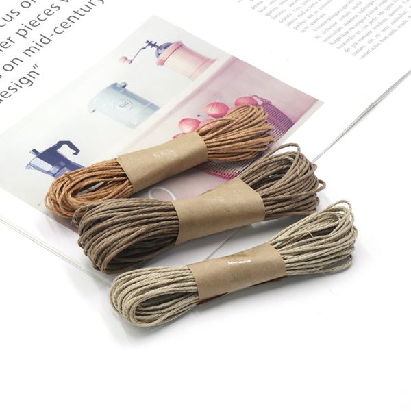 

decorate rope 10m/roll wrapping cords thread 1mm/2mm pure color multi purpose for tying diy handmade