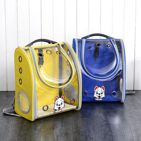 

cat carriers,crates & houses brand breathable small pet carrier bag portable outdoor transparent travel backpack dog carrying cage