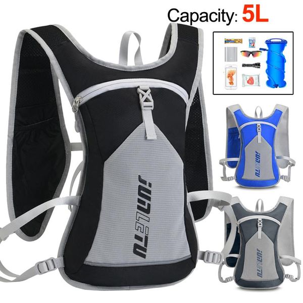 

trail running hydration backpack ultra vest pack rucksack bag cycling marathon portable ultralight hiking 2.5l outdoor bags