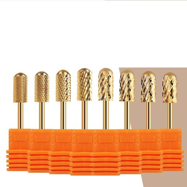 

nail drill & accessories tungsten steel polishing head single cylindrical bald bit removal