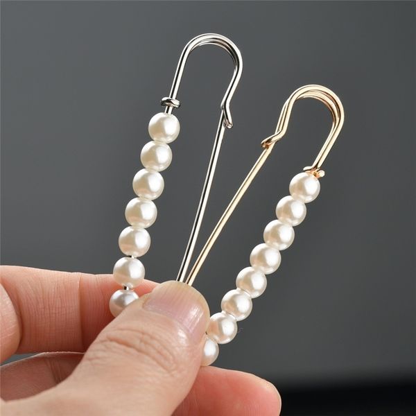 

u7w big silk pins brooches scarf clothing jewelry big pin silk scarf pearl pearlclothing brooch jewelry, Gray