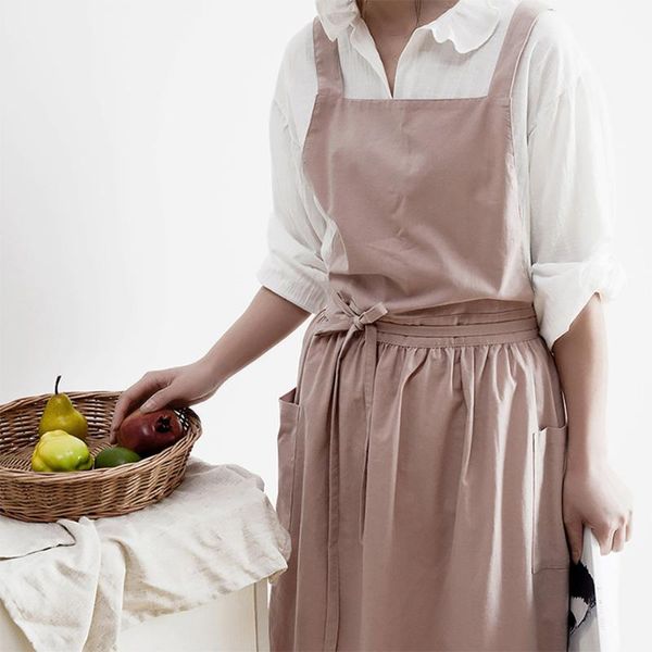 

aprons florist apron cotton linen gardening coffee shops kitchen for cooking baking cleaning restaurant stylish design
