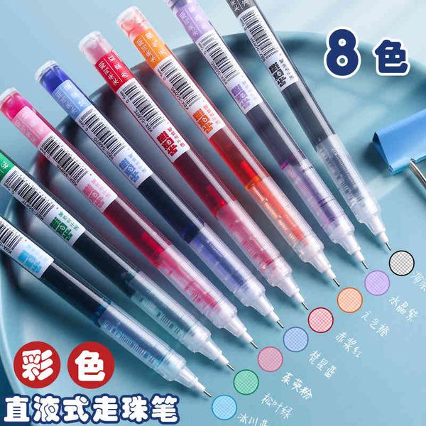 

direct carbazone liquid ball pen color neutral quick drying red be green water-based for students