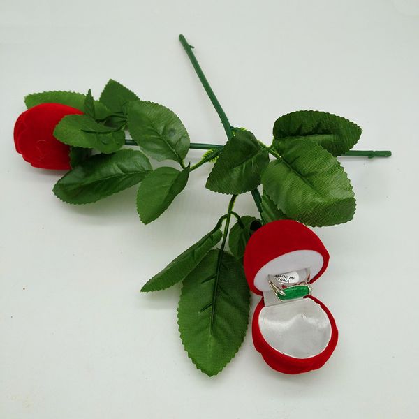 

other wedding favors gift boxes rose shaped ring box mini cute red carrying cases for rings display box jewelry packaging