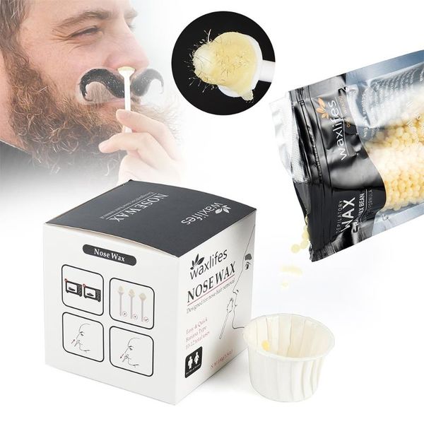 

painless nose waxing kit hair removal wax set beads ear eyebrow remover assembly professional beauty salons tools electric & trimmers