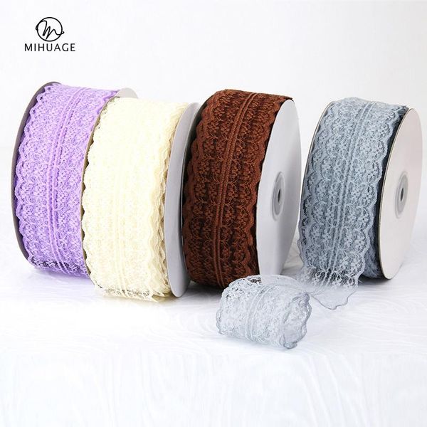 

gift wrap mihuage 1pcs 4cm lace ribbon handmade diy decorative packaging for florist flowers wedding party wrapping