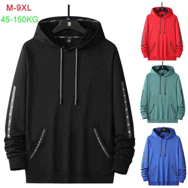 

men women's solid color hoodies sweatshirt casual hooded pullover cotton hip hop streetwear sweatshirt oversized hoodie 211217, Black