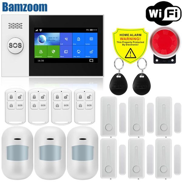 

alarm systems w4b system for home burglar security 433mhz wifi gsm wireless smart house app control