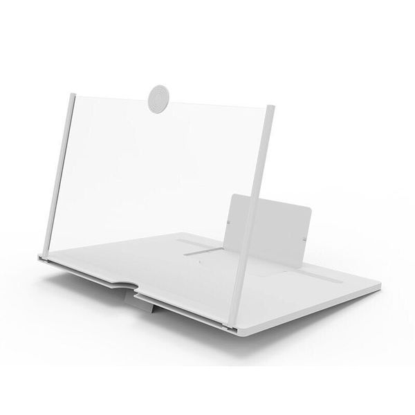 

12 inch 3d hd video smartphone mobile phone mounts touch screen magnifier amplifier enlarge 4 times with bracket