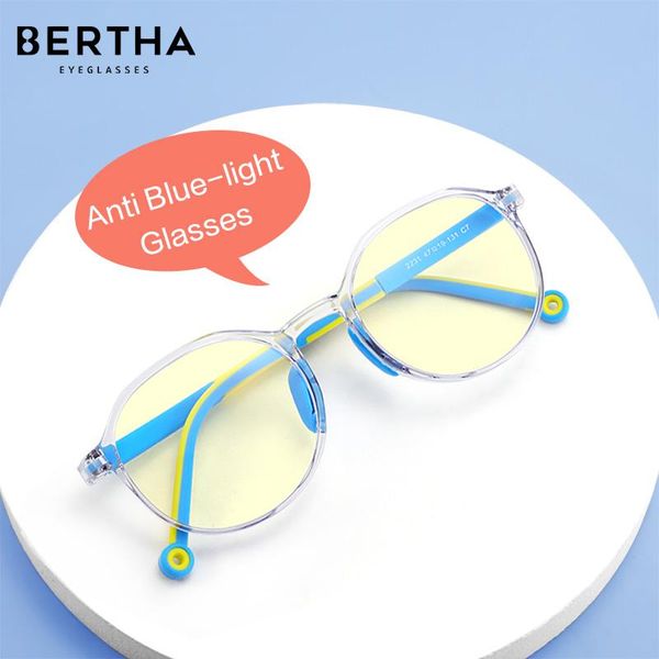 

sunglasses bertha prescription glasses for kids food-class silicon leg tr90 frame computer cellphone pad tv anti blue light sf2231, White;black