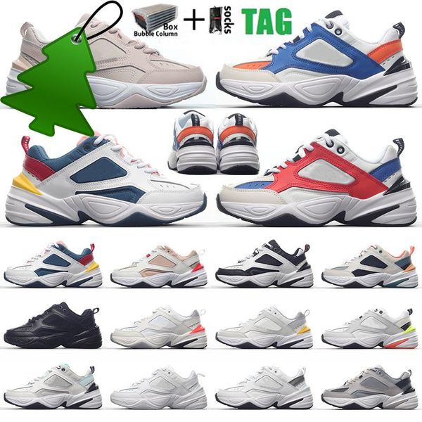 

old zoom m2k tekno fashion shoes og men women chunky sneakers atmosphere grey black white pure platinum sail plum chalk mens retro trend