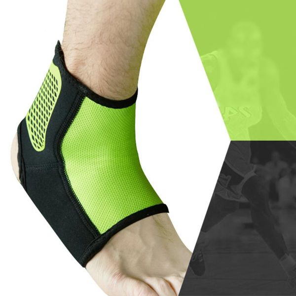 

1pcs ankle cover sports protector simple durable sprained basketball foot for man (green m, suitable 38-42 yards support, Blue;black