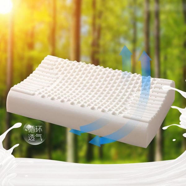

pillow thailand nature latex high elasticity comfort protection of cervical vertebra antibacterial