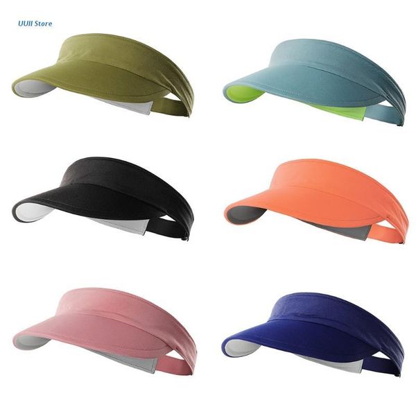 

wide brim hats women men summer sun hat pre-curved visor protection for outdoor sports, Blue;gray