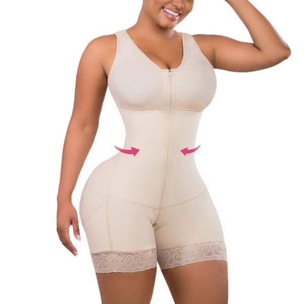 

women's shapers shapewear women compression abdomen skims shaping short vest girdle postpartum post liposuction body shaper, Black;white
