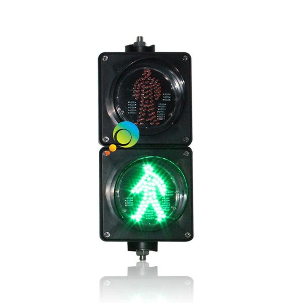 

ac85-265v arrival 100mm pc housing school teaching red green static mini led pedestrian traffic light