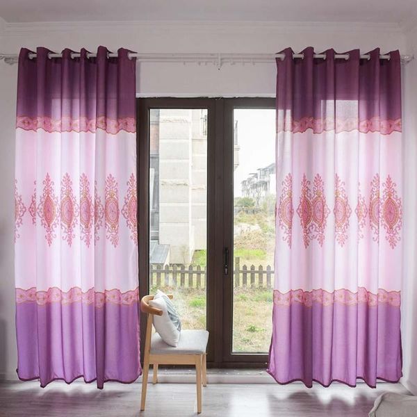 

wood grain shading window curtain for home living room bed decoration & drapes