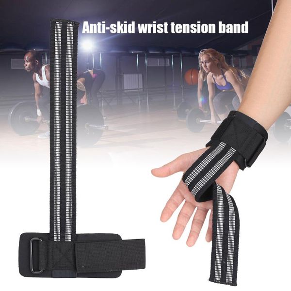 

pair weightlifting wrist strap belt for bodybuilding powerlifting strength training als88 resistance bands