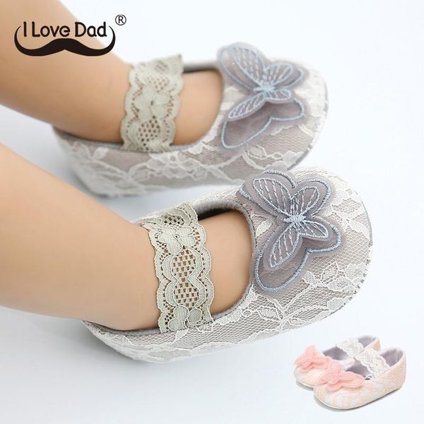 

first walkers lace butterfly baby shoes princess soft sole cotton born girl spring summer infant toddler