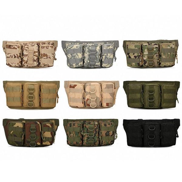 

colors women men tactical waist pack waterproof breathable outdoor army military hunting hiking climbing training bag bags