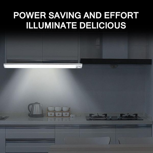 

charging double magnetic body sensor cabinet light 40 cm dimmable kitchen bedroom wardrobe indoor stair wall lamp